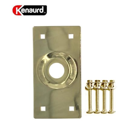 Kenaurd: Faceplate Cover For Mortise Cylinders / Protection - US3 / Brass